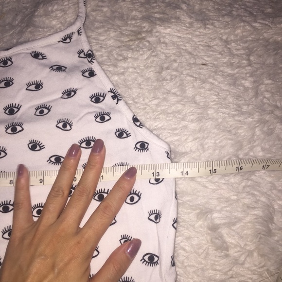 black and white Brandy All Eyes on You halter - Picture 5 of 8